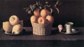 レモン オレンジとバラ バロックのある静物画 フランシスコ スルバロン